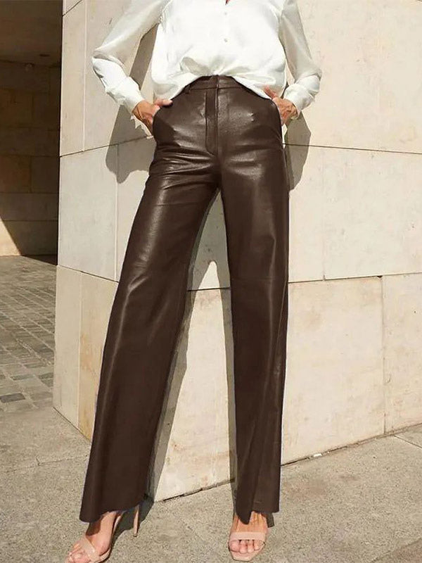 Trousers with Buttons in Blue – photo 10