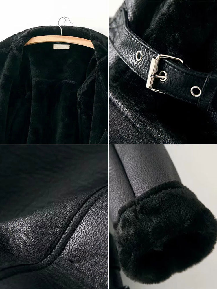 Jacket with Long Sleeves in Black – photo 3