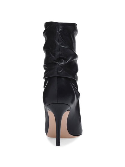 Pointed-Toe Stiletto Ankle Boots in Nude – photo 7