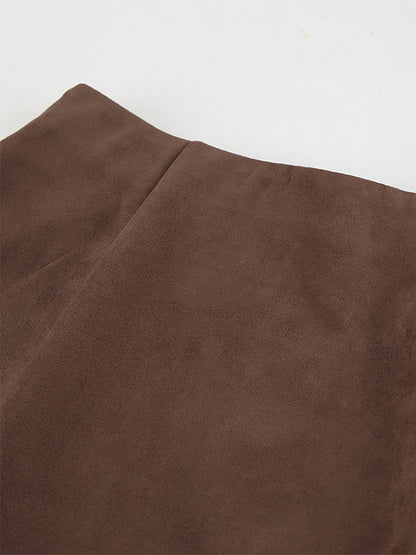 A-Line Skirt in Brown – photo 9