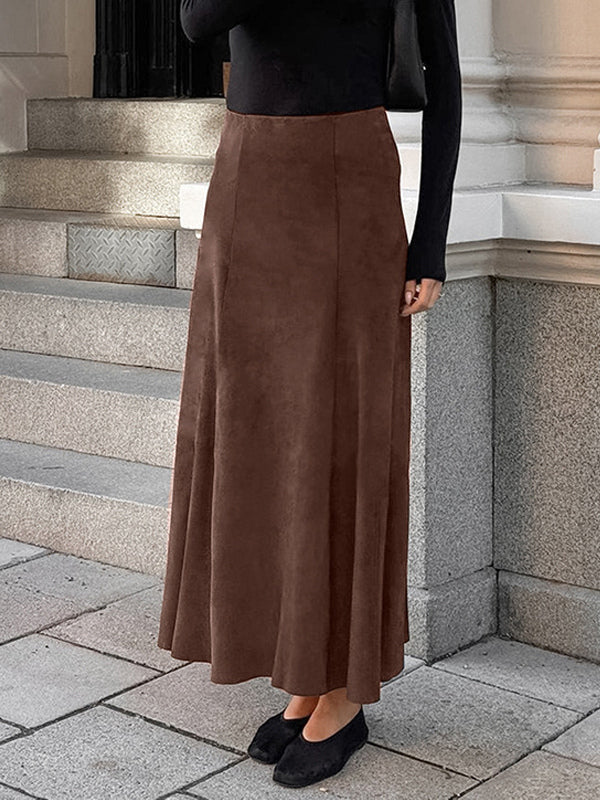 A-Line Skirt in Brown – photo 4