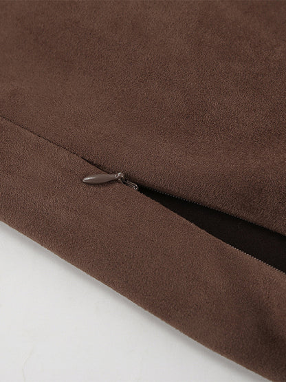 A-Line Skirt in Brown – photo 10
