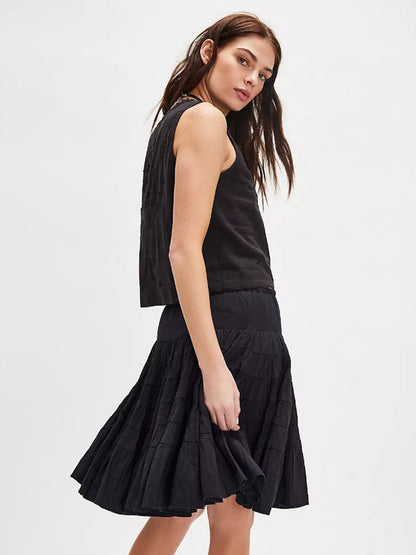 Skirt with Pleats in White – photo 14