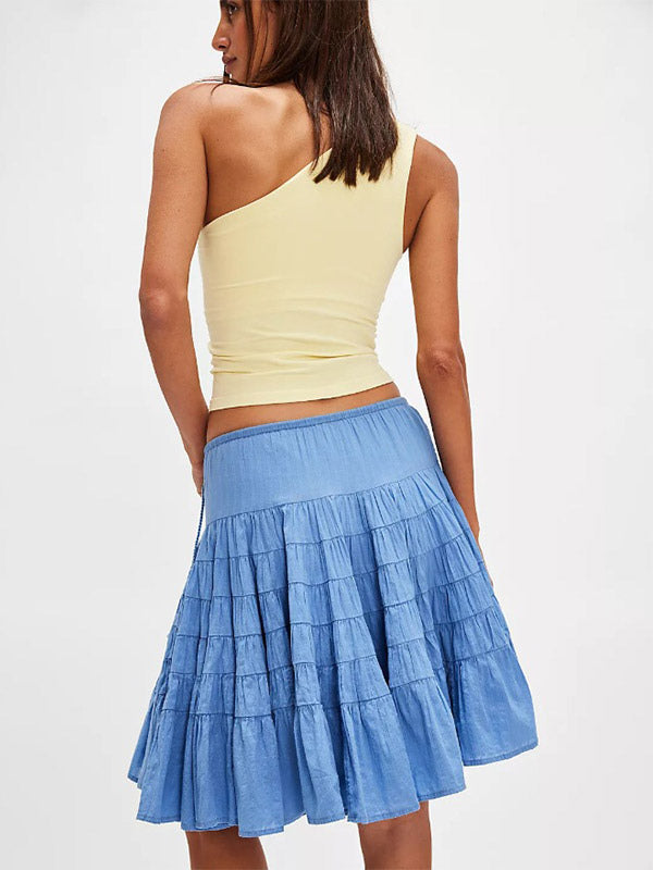 Skirt with Pleats in White – photo 11