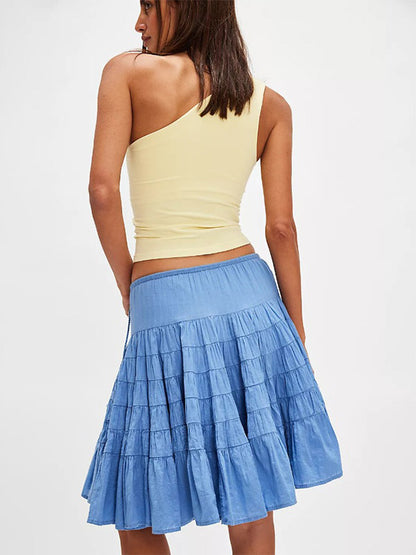 Skirt with Pleats in White – photo 11