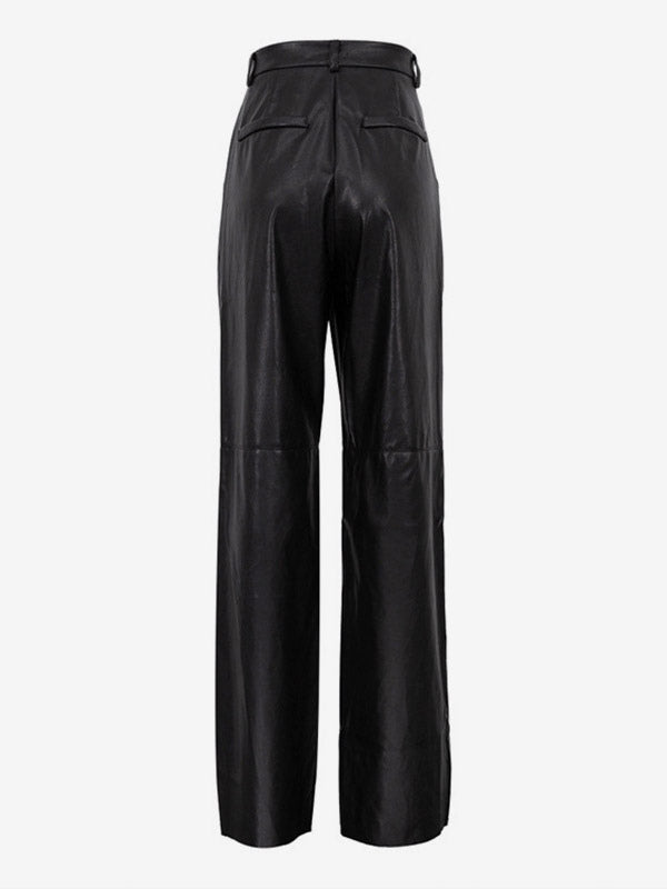 Trousers with Buttons in Blue – photo 8