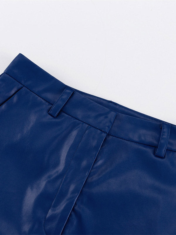 Trousers with Buttons in Blue – photo 4