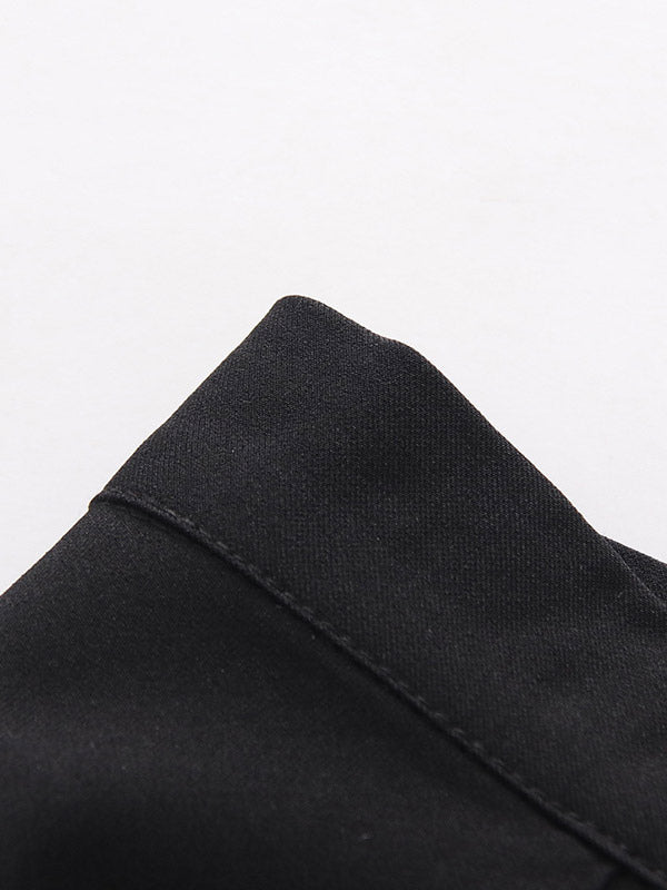 Skirt with Buttons in Black – photo 5