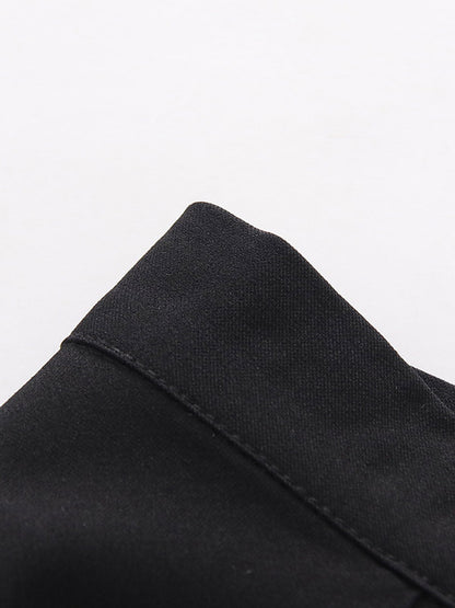 Skirt with Buttons in Black – photo 5