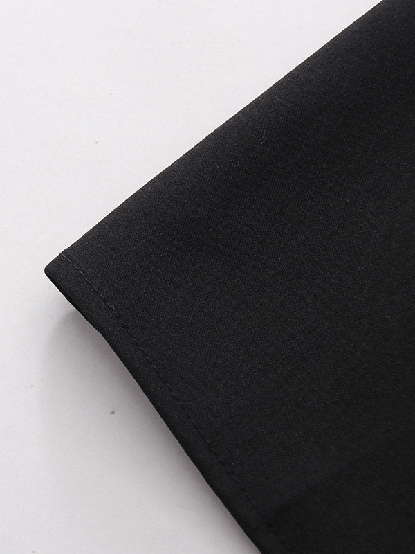 Skirt with Buttons in Black – photo 9