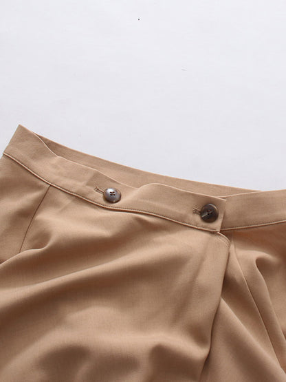 Skirt with Buttons in Black – photo 13