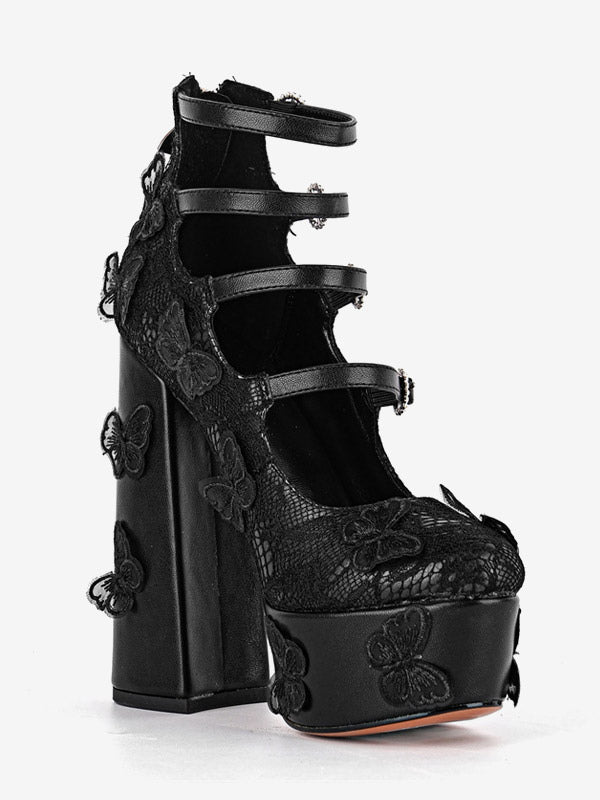 Round-Toe Heels with Bow in Sage – photo 8