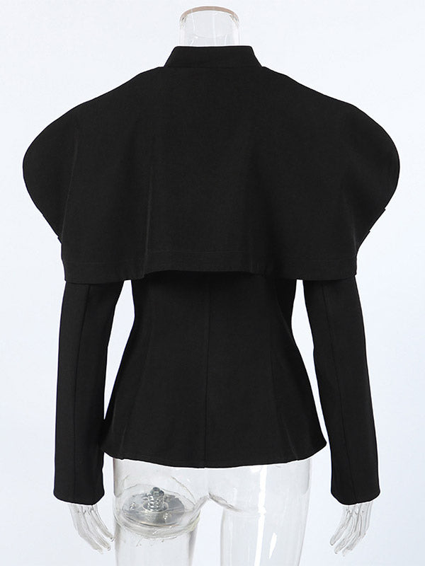 Blazer with Long Sleeves in Black – photo 8
