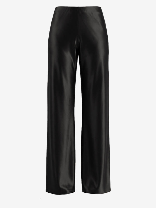 Satin Trousers in Brown – photo 8
