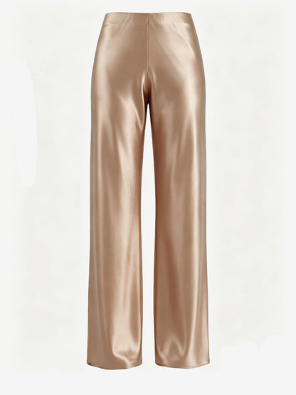 Satin Trousers in Brown – photo 14