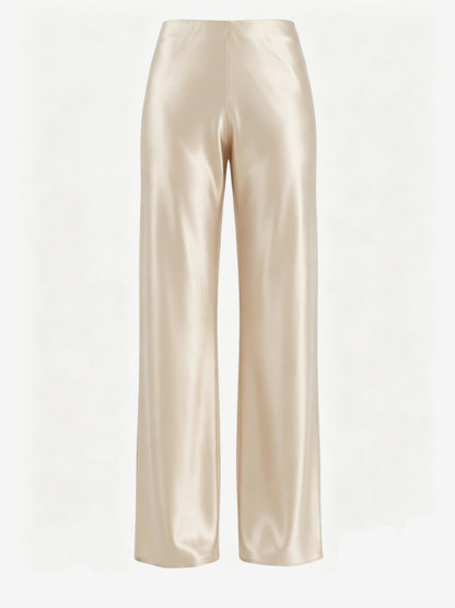 Satin Trousers in Brown – photo 13