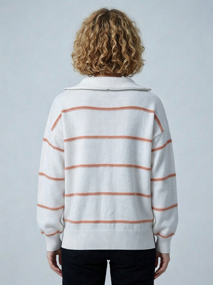 Zip-Up Jumper with Long Sleeves in Green – photo 20