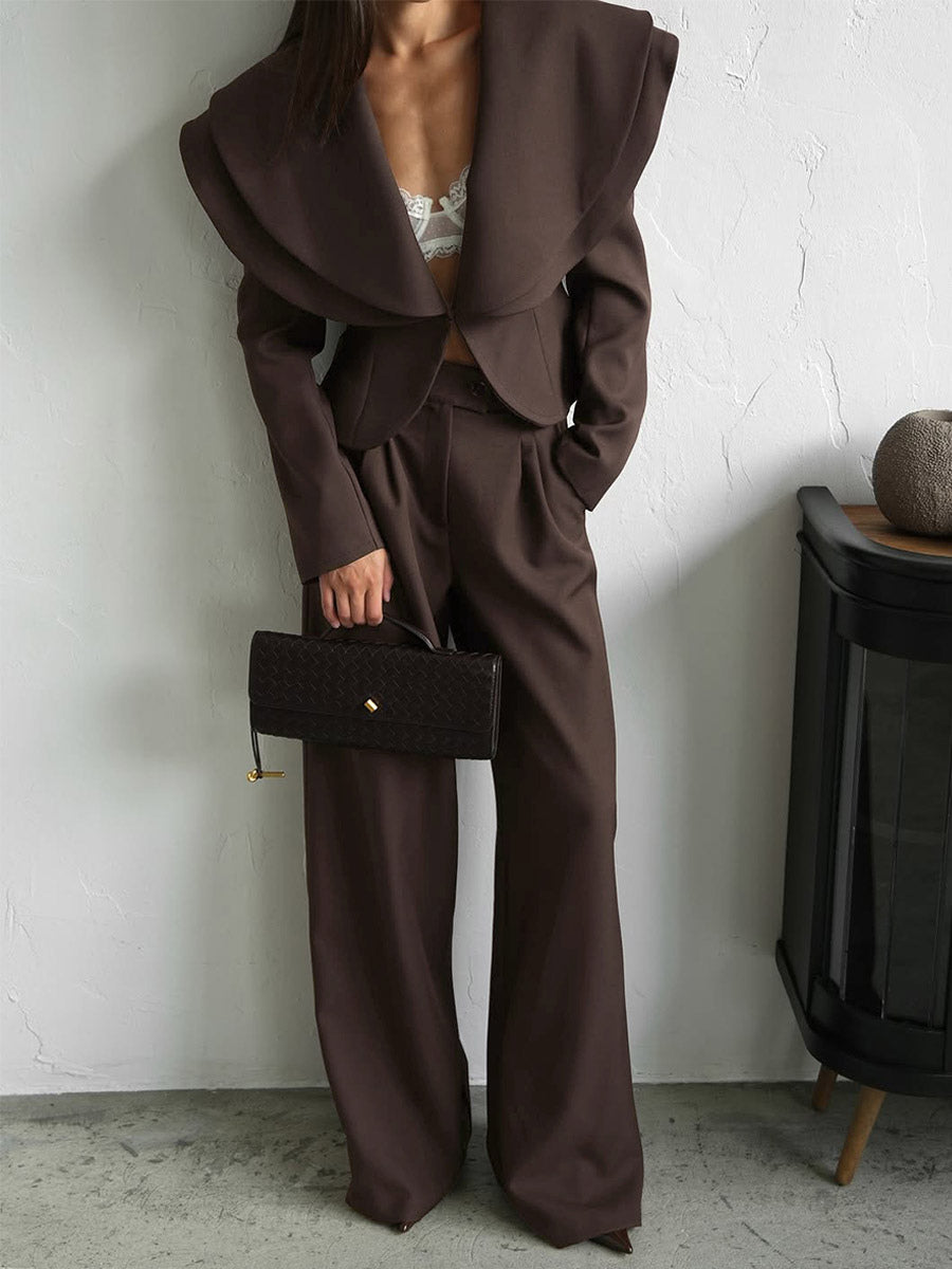 Two-Piece Set with Long Sleeves in Apricot – photo 8