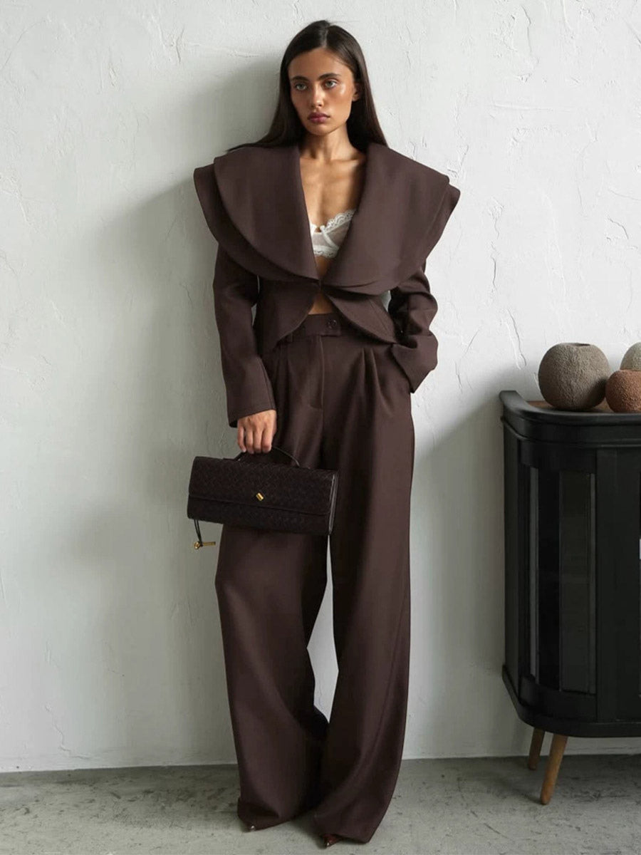 Two-Piece Set with Long Sleeves in Apricot – photo 7