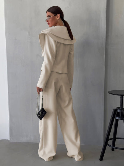 Two-Piece Set with Long Sleeves in Apricot – photo 6