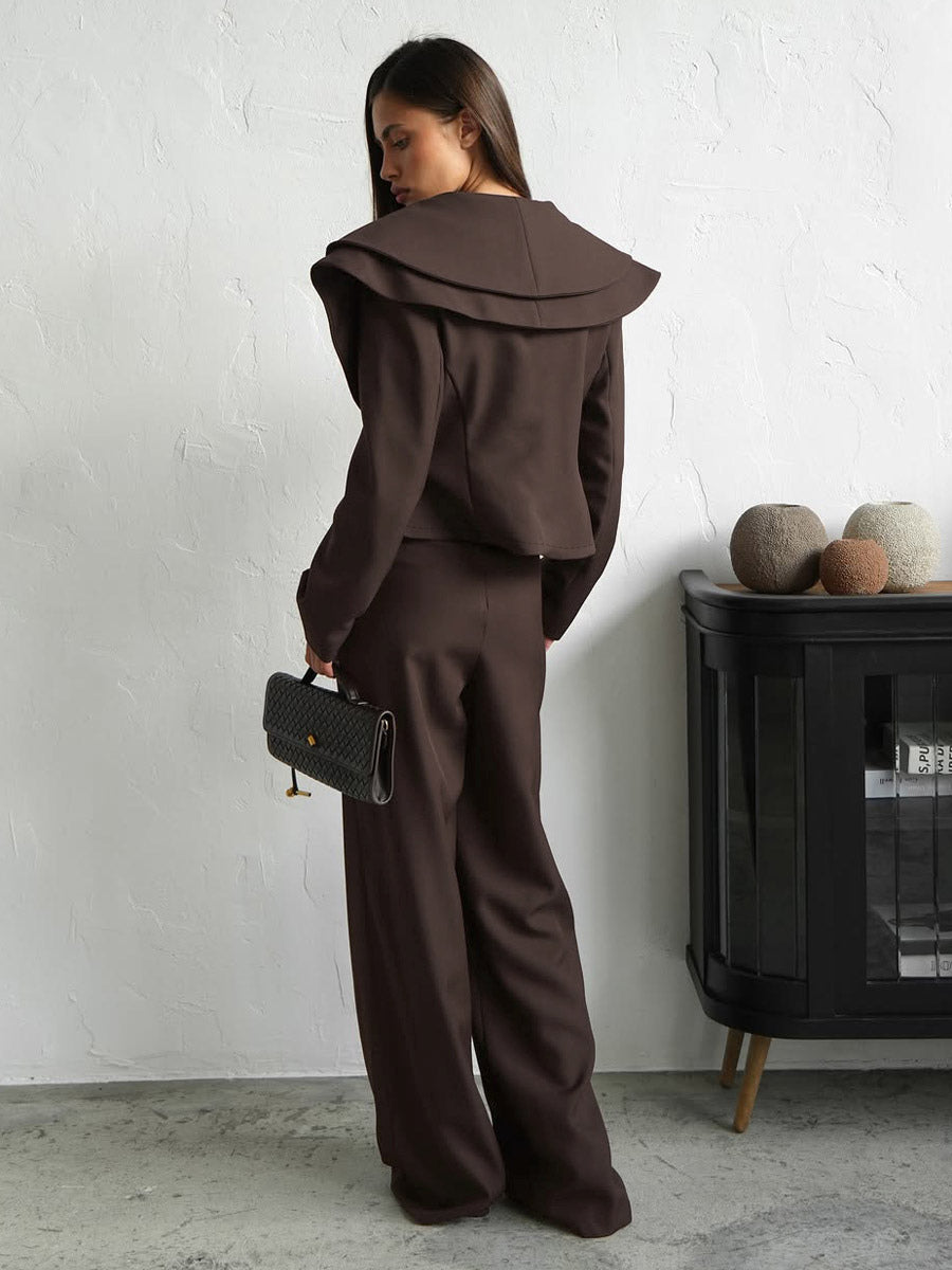 Two-Piece Set with Long Sleeves in Apricot – photo 12