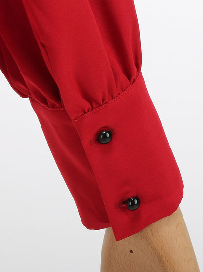 Shirt with Bow in Apricot – photo 11