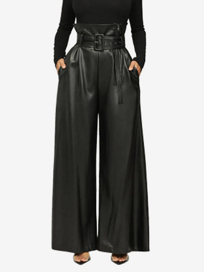 Zip-Up High-Waisted Trousers in Yellow – photo 8