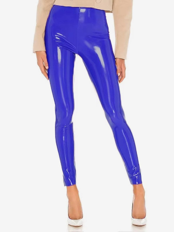High-Waisted Leggings in Red – photo 2