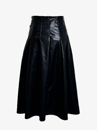 Skirt with Buckle in Black – photo 7