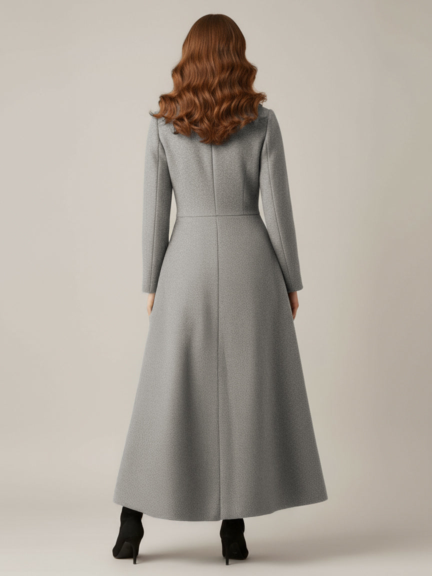 Coat with Long Sleeves in Grey – photo 2