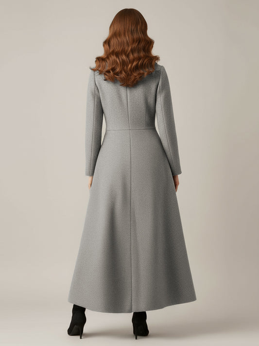 Coat with Long Sleeves in Grey – photo 2