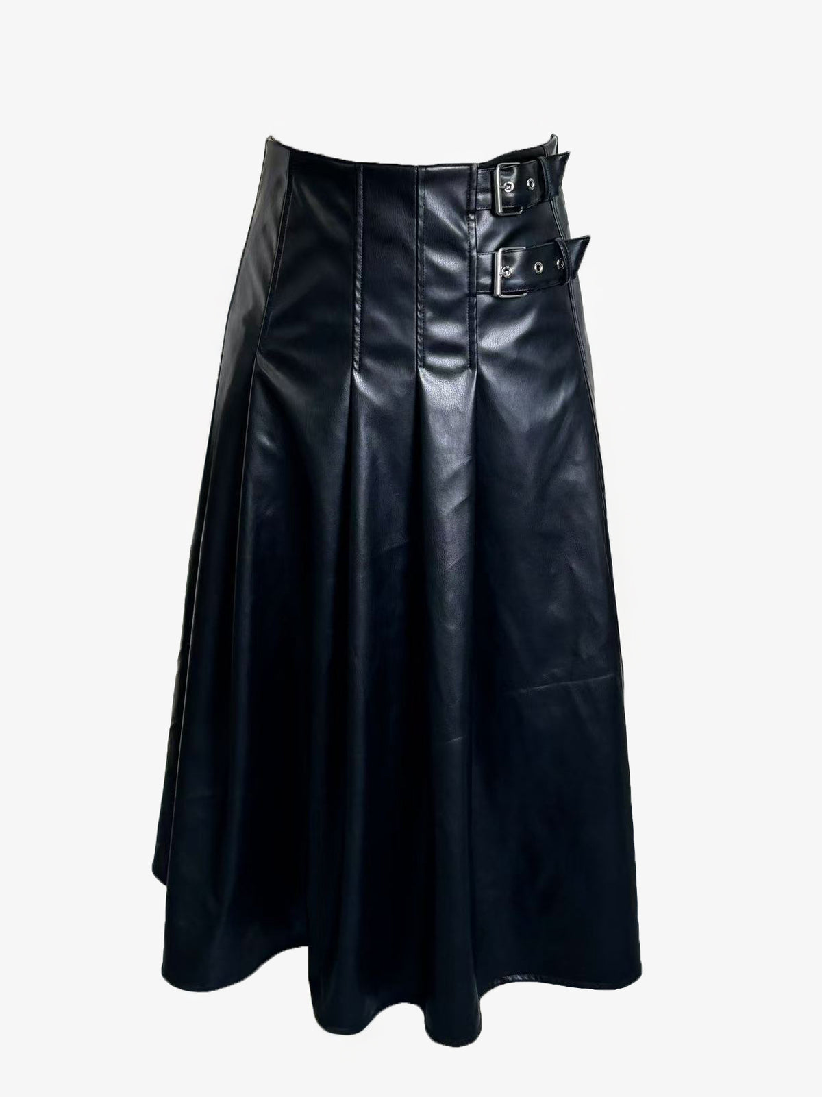 Skirt with Buckle in Black – photo 6