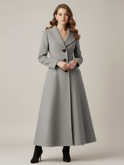 Coat with Long Sleeves in Grey – photo 5
